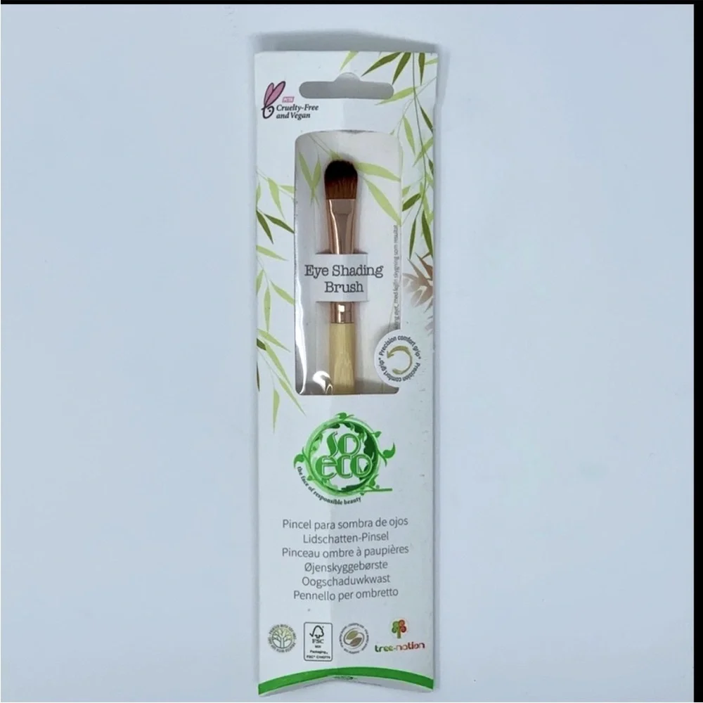 SO ECO Eye Shading Brush Rose Gold Vegan